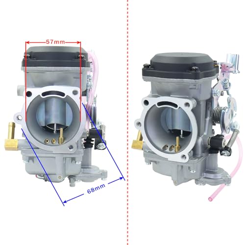 Alracall ALRACALL40 Cv40 Carburetor Replaces For Harley-Davidson Cv40 Road King Super Glide 27421-99 27465-04 27490-04 Fits thumb #2