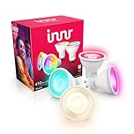 Innr Zigbee GU10 Smart Bulb, Works with Hue* and Alexa (Bridge Required), White & Colour, 16 Million Colours, GU10 LED Spot, dimmable, 410 Lumen, 4-Pack