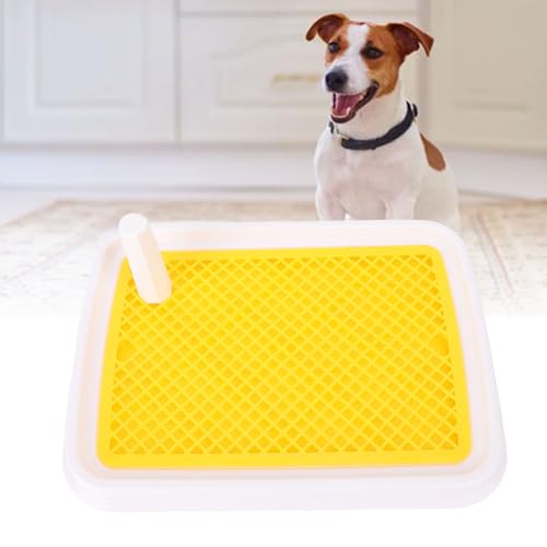 Cffuvros Puppy Potty Bandey, Puppy de Plástico Interno Potty para Cães Pequenos, Potty de Alta Cerca