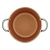 Ayesha Curry Home Collection Hard Anodized Nonstick Sauce Pan/Saucepan with Lid, 4.5 Quart, Charcoal Gray #5