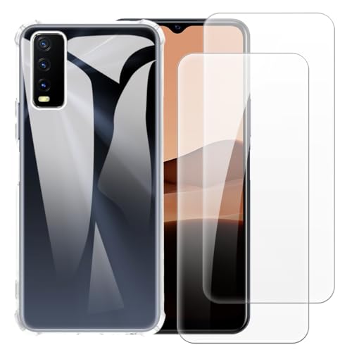 Shantime P[X{2苭KXZbg Vivo Y20i Ƃ̌݊ ϏՌJo[SʕیXN[veN^[(NA)