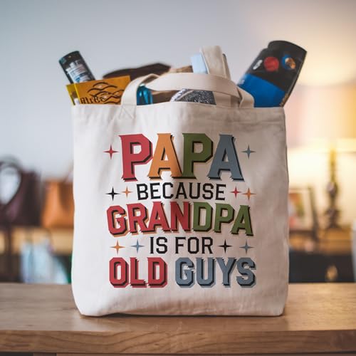 Bolsa tote de lona para mujer con bolsillo interior con cremallera miniatura 5