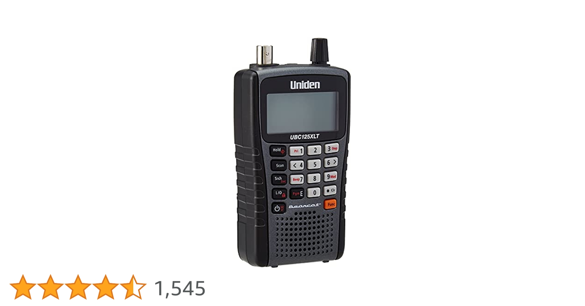 Uniden Bearcat UBC-125XLT 500 Channel Portable Radio Scanner