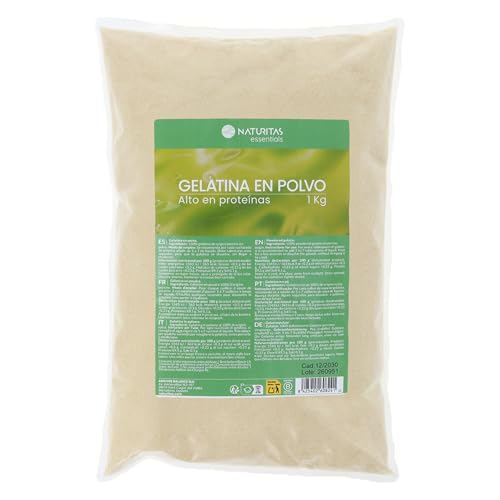 Gelatina Neutra Polvo | 1 kg | Naturitas Essentials | Sin Sabor Repostería