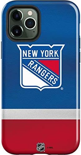 Skinit Impact Phone Case Compatible with iPhone 12 Pro Max - Officially Licensed NHL New York Rangers Jersey Design