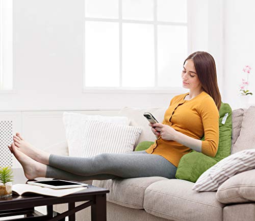 image for Nestl Reading Pillow for Kids & Teens with Shredded Memory Foam, Backr