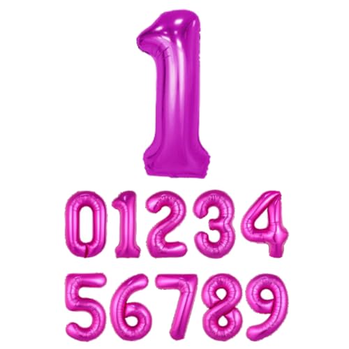 Diva 数字バルーン ビッグ約90cm バルーン 風船 大きい 巨大 数字 ビッグバルーン 大きい風船 飾り付け 誕生日 記念日 イベント 内祝い くすみ 1 ピンク