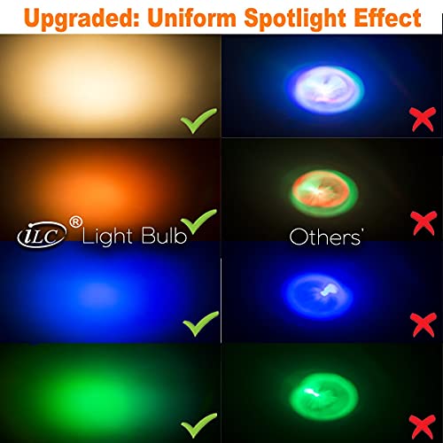 Ilc SPLGU10*8 Gu10 Led Light Bulb 40 Watt Equivalent Color Changing 12 Colors 5W Dimmable Warm White 2700K Rgb Led Light Bulbs thumb #5