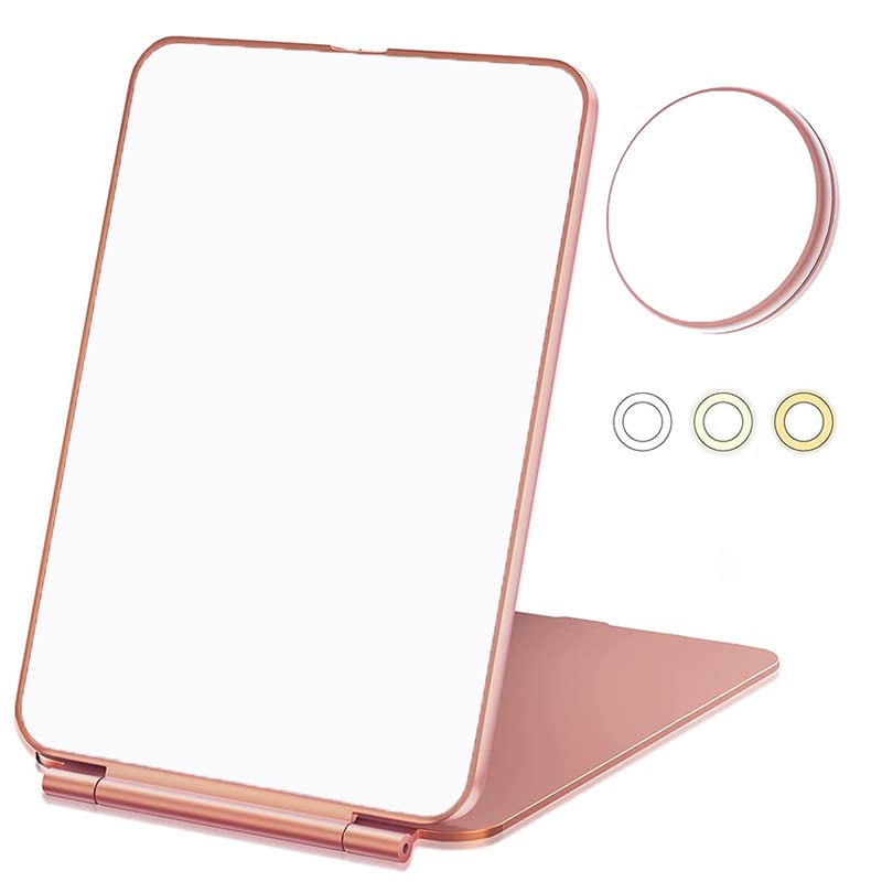 Travel Makeup Mirror With Lights And Magnification 10 Times14Lighted Makeup Mirror14Travel LED Makeup Mirror14Led Compact Mirror with Light14Light Up Mirror for Makeup Desk14Light Up Vanity Makeup Mirror