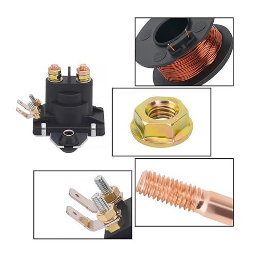 Solénoïde de démarrage moto compatible Mercruise 89-850188A1 relais 12v