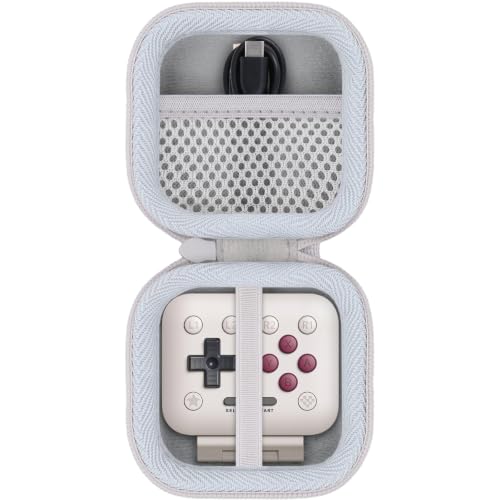 Image of Aenllosi Hard Case for 8BitDo FlipPad Mobile Gaming Controller, White