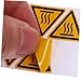 PRETYZOOM Safety Warning Labels 6pcs High Temperature Scald Stickers Equipment Warning Decals Caution Hot Surface Sign for Industrial Use