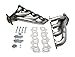 Hedman Hedders 72600 Standard Duty Uncoated Headers Tube Size 1.75 in. Stock Collector Shortie Style Incl. Headers/Gaskets/3 Bolt Adapter/Mtg. Hardware Standard Duty Uncoated Headers