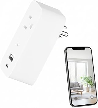 Wireless Plug 1080P Power Strip Camera for Pet Monitor