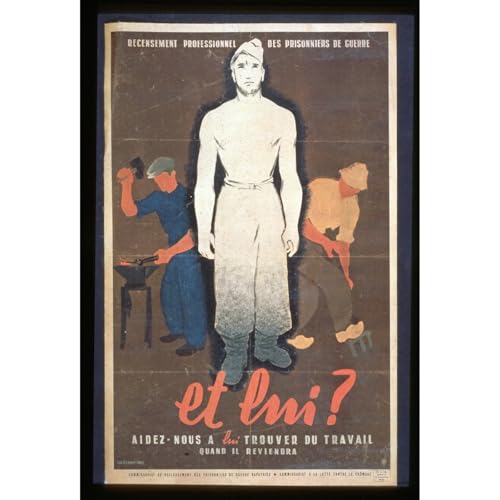 Poster français vintage pour habiller les grands murs vides