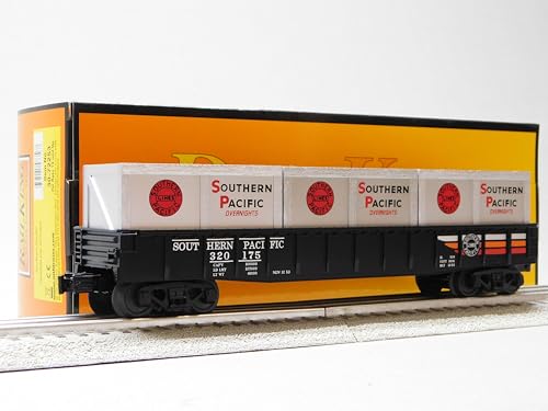 M.T.H. Electric Trains MTH RAILKING Southern Pacific SP Gondola CAR W/CRATES O Gauge 30-72253