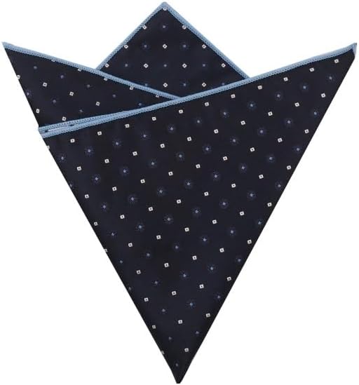 Men's Suit Pocket Square Shirt Handkerchief, Business Formal Small Floral Pattern Vintage