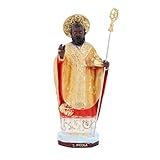 SHALOM - Statua San Nicola Di Bari In Resina. Altezza 28,5 Cm