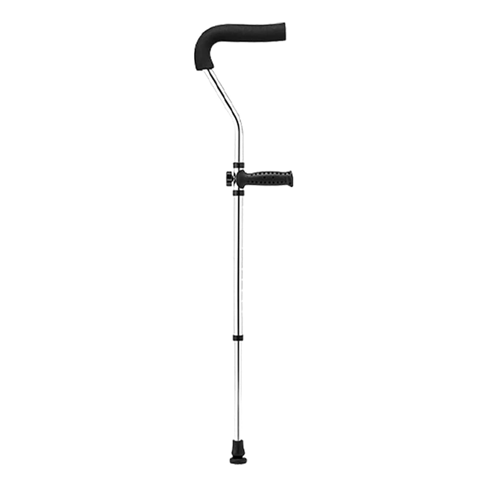 PAASHE Muletas con Estilo Bastones Ligeros de Aluminio para Caminar con Almohadillas para Las Axilas Bastón para Caminar con Mango Ajustable y Bastones de Longitud