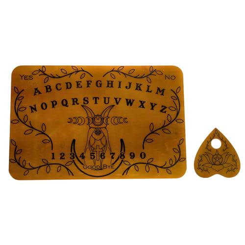 Generic Tabla clásica mediana de espíritu | Tabla de adivinación de la alta sacerdotisa | Tablero de espíritu de madera | Tablero de espíritu parlante con plancha de madera a juego (alta sacerdotisa,