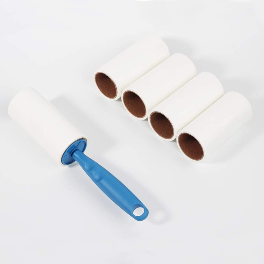 5 Stück klebrige Papierroller, super klebrige Kleidung, Fusselentferner, Sofa, Vorhang, Stoff, Tierhaare, Staub, Fusselentferner, Roller