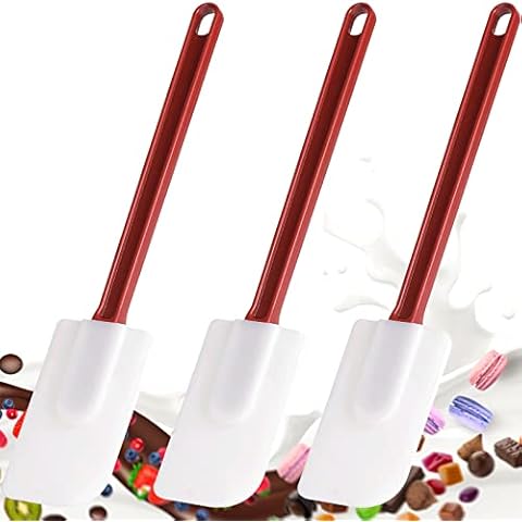Pack of 3 Heat Resistant Rubber Spatulas Cover