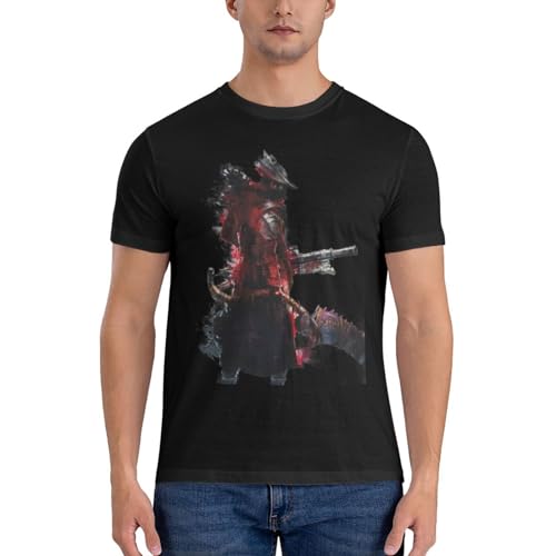 Big Boys Crewneck T-Shirt Short Sleeve Tops for Blood borne T-Shirt,Novelty tee2