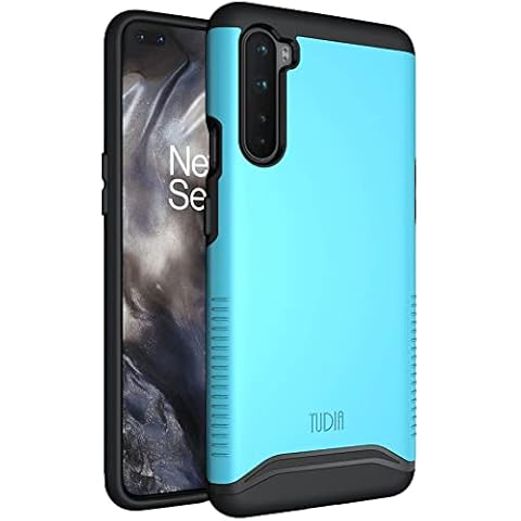 TUDIA DualShield Designed for OnePlus Nord Case 5G (2020), [Merge] Military Grade Dual Layer Shockproof Heavy Duty Slim Protective Case Cover - Blue Cover