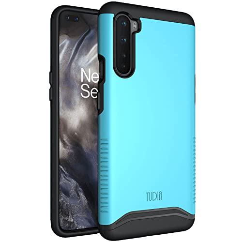 TUDIA DualShield - Funda Protectora diseñada para OnePlus Nord 5G (2020), [fusión] de Grado Militar, Doble Capa, a Prueba de Golpes, Delgada, Resistente, Color Azul