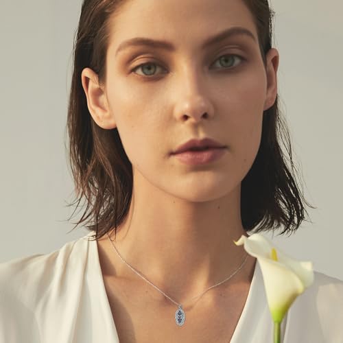 925 Sterling Silver Memorial Jewelry Urn Necklaces for Ashes, Photo Locket Necklace that Holds Picture4