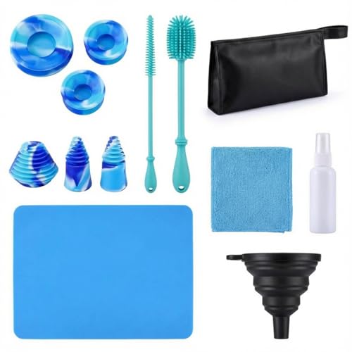 13 Piece Glass Cleaning Kit, Reusable Glass Cleaner Kit with