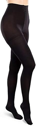 Miniatura 1 de Pantimedias de apoyo para mujer de Ease Opaque  20  30 mmHg Medias de compresión moderadas (azul marino, extra largo)