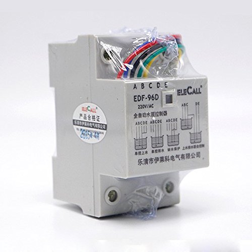 MASUNN Df96D Ac220V 5A Rail Din Commutateur À Flotteur Régulateur De Niveau d'eau Automatique avec 3 Sondes