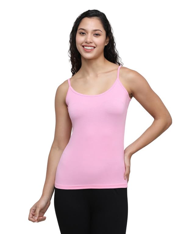 attwact Cotton Spaghetti Cami Vest for Women-picture-19