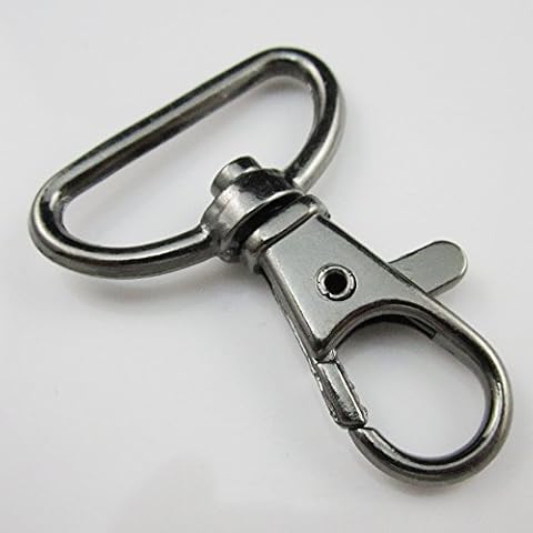 Karabinerhaken aus Metall, drehbar, 20/50 Stück Cover