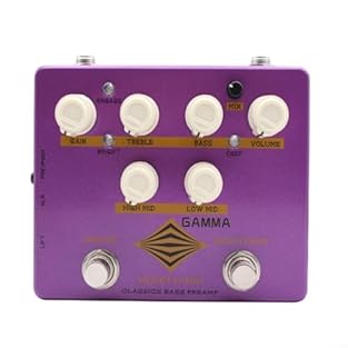 DUAL DISTORTION CIRCUITS: Switch between punchy definition or brutal raw tones to match any genre, giving bass players for VERSATILE sound shaping options instantly PRECISE 6-BAND ACTIVE for EQ: Sculpt your frequency for RESPONSE with detailed contro...