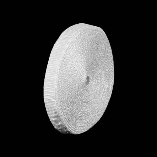 Image of MECCANIXITY 1pcs Fiberglass Cloth Tape 30m(33 Yard) x30mmx1.5mm C Glass Fiber Fiberglass Mesh Glass Fiber Mesh Woven Fiberglass Fabrics Insulation Tape for Reinforcement Repair