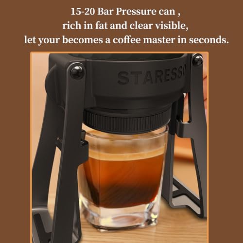 Staresso SP-300 Plus Portable Coffee Maker, Professional Travel Coffee Maker, 20Bar Pressure, 180Ml Water Tank, Manual Portable Espresso Machine thumb #1