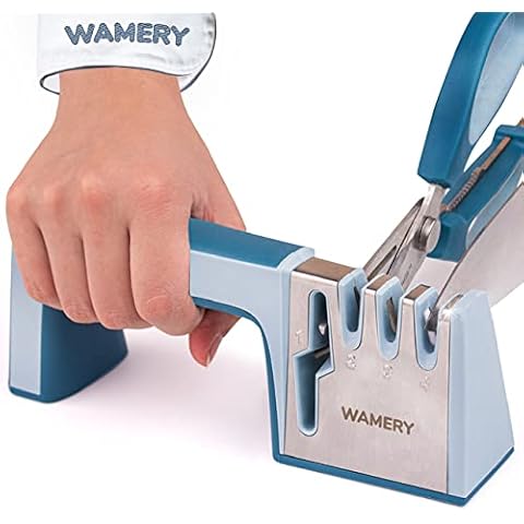 Afilador de Cuchillos y Tijeras 4 en 1 Wamery Cover