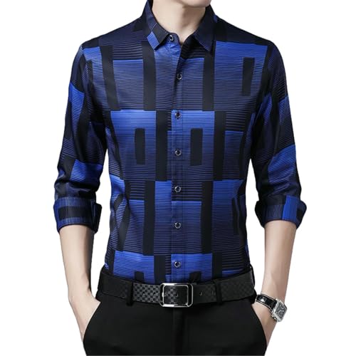 Chemise homme col à carreaux finitions soignées style casual chic automne