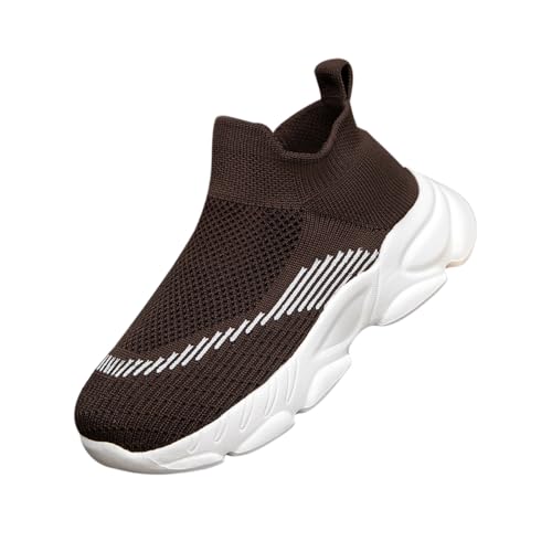 Boys Girls Sock Shoes Casual Sports Running Walking Knitted Sneaker Slip-On High Tops Lightweight Breathable Non Slip (Toddler/Little Kid/Big Kid)