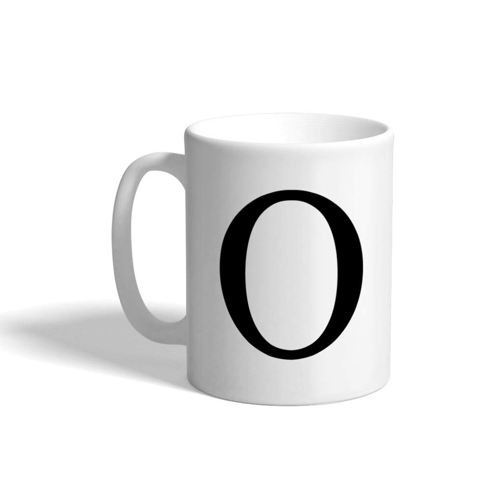 Taza De Té Monograma de la letra del alfabeto O Taza De Regalo Bodas 2