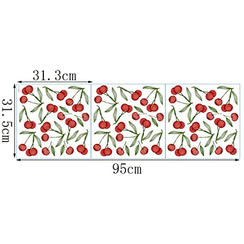 Bamsod Vinilo Decorativo Removible de Frutas en Cereza miniatura 2