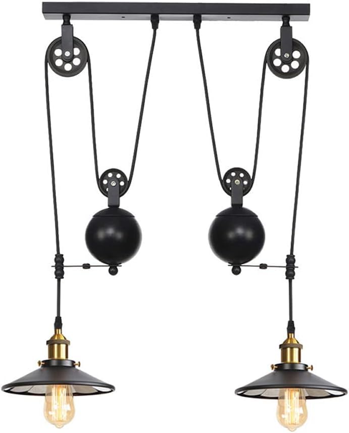 Plafonnier Rétro et Suspension Industrielle pour Éclairer Votre Cuisine
