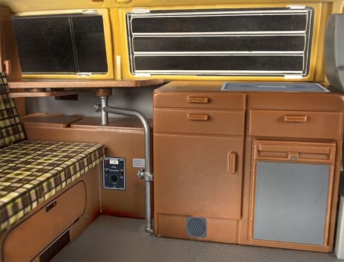 Kit de modelo plástico VW T2 Camper escala 1:24 miniatura 6