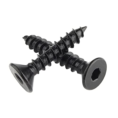 Tornillos autorroscantes M5 x 20 mm 50 pcs cabeza plana miniatura 4