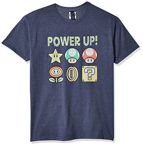 Nintendo So Much Power T-Shirt Homme col rond vêtement mode geek original