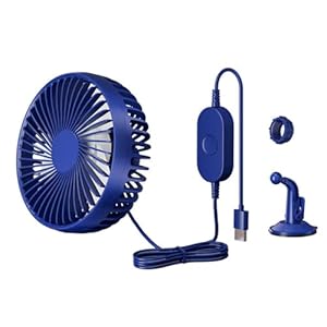 LOVIVER USB Autokühlungslüfter mit Saugnapf