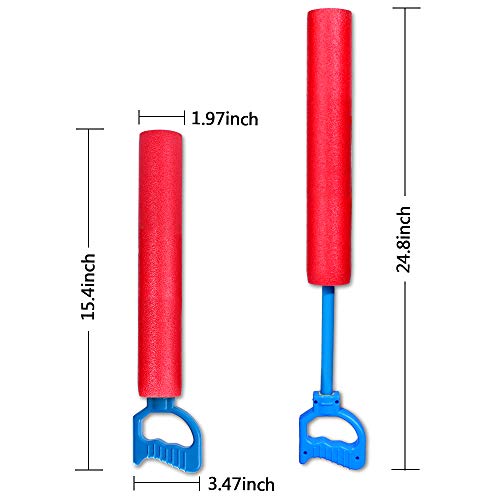Foam Water Shooter, 4 Pack Water Guns Water Blaster For Swimming Pool Beach Summer Outdoor, Water Squirt Guns Toys Set Up To 31Ft For Boys Girls Adults #TOP1