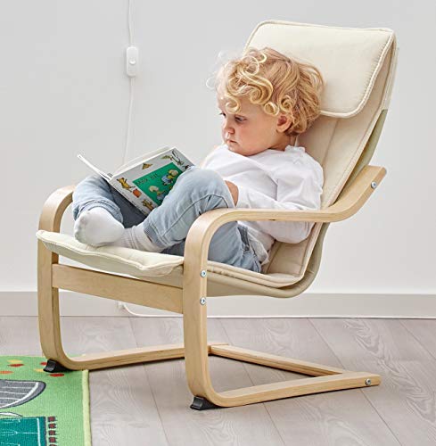 Ikea Poang Children's Armchair, Birch Veneer, Almas Natural - Thumbnail 2